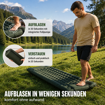 AirPeak™ — Ultraleichte Isomatte kleiner als eine Wasserflasche