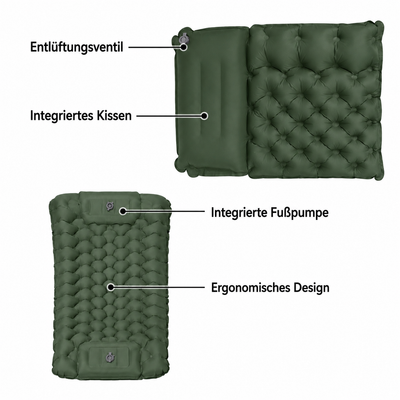 AirPeak™ — Ultraleichte Isomatte kleiner als eine Wasserflasche