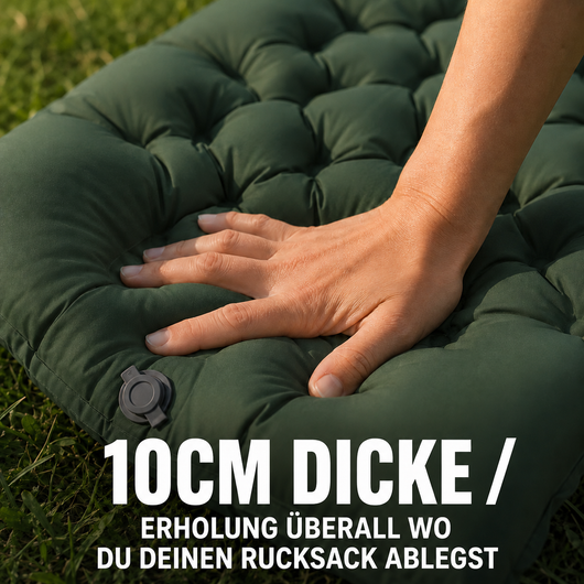 AirPeak™ — Ultraleichte Isomatte kleiner als eine Wasserflasche