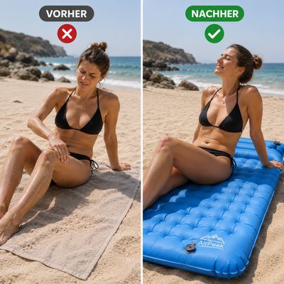 AirPeak™ — Ultraleichte Isomatte kleiner als eine Wasserflasche